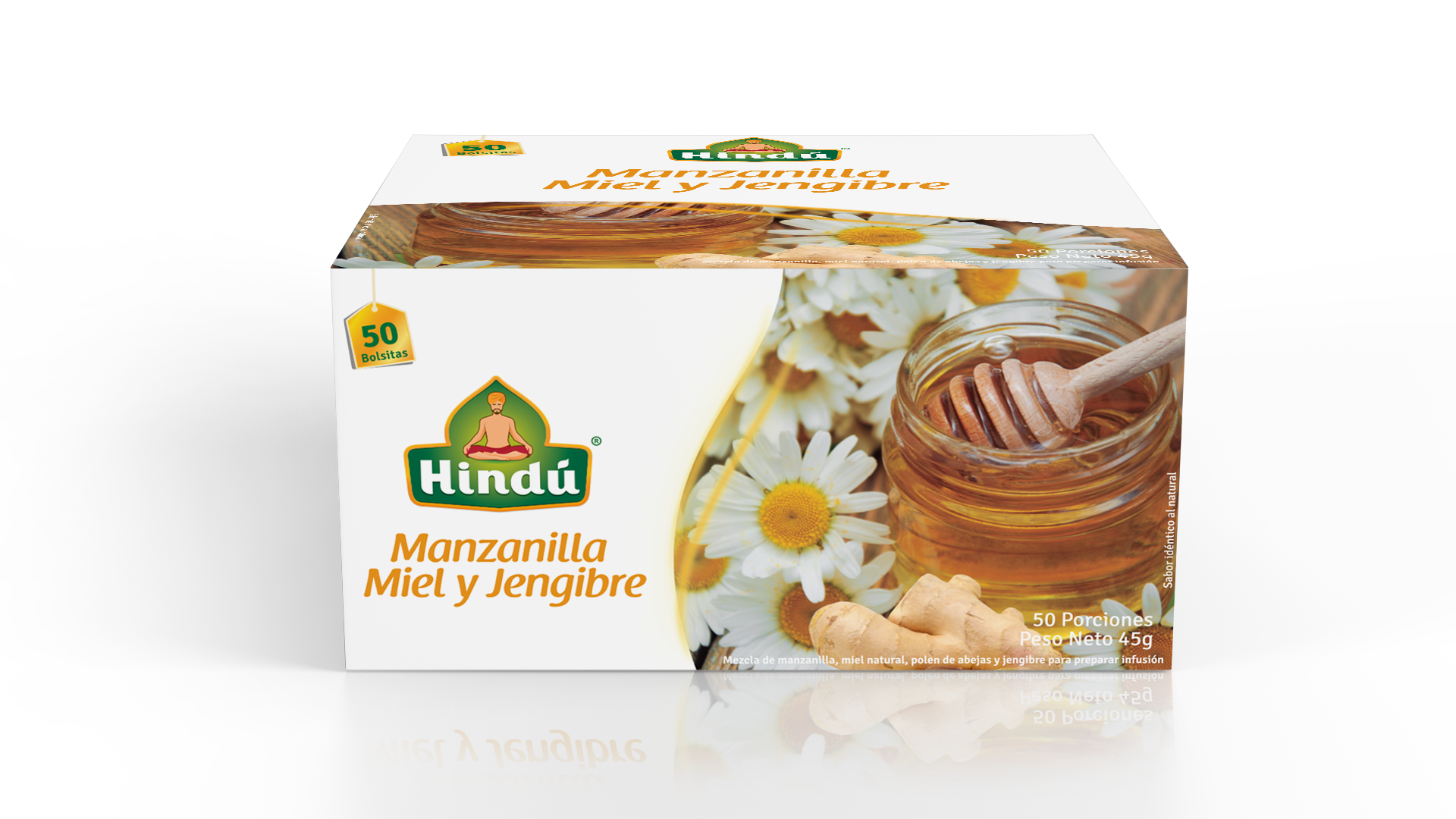 HINDU aromatic Chamomile Honey and Ginger X50 units