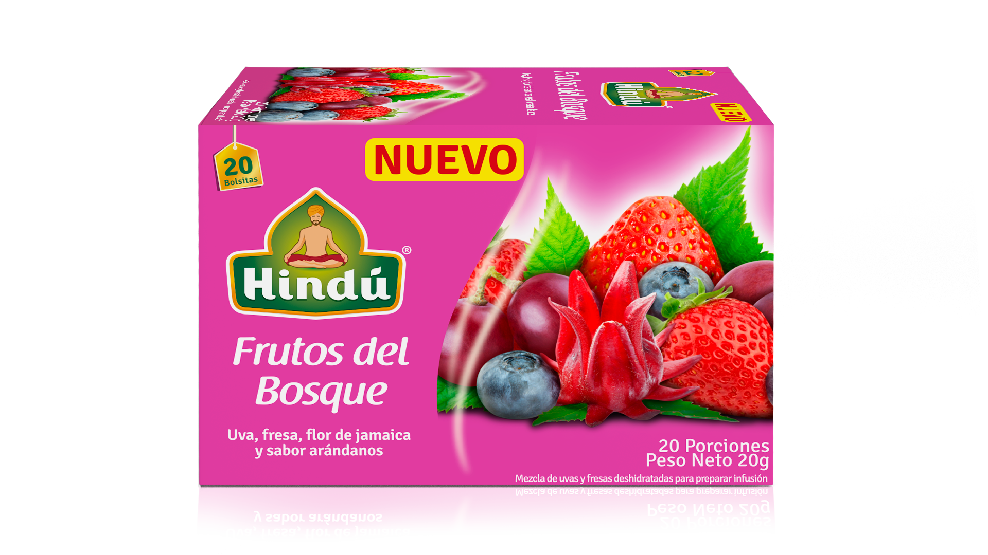 HINDU Infusion Frutal Frutos del Bosque x20