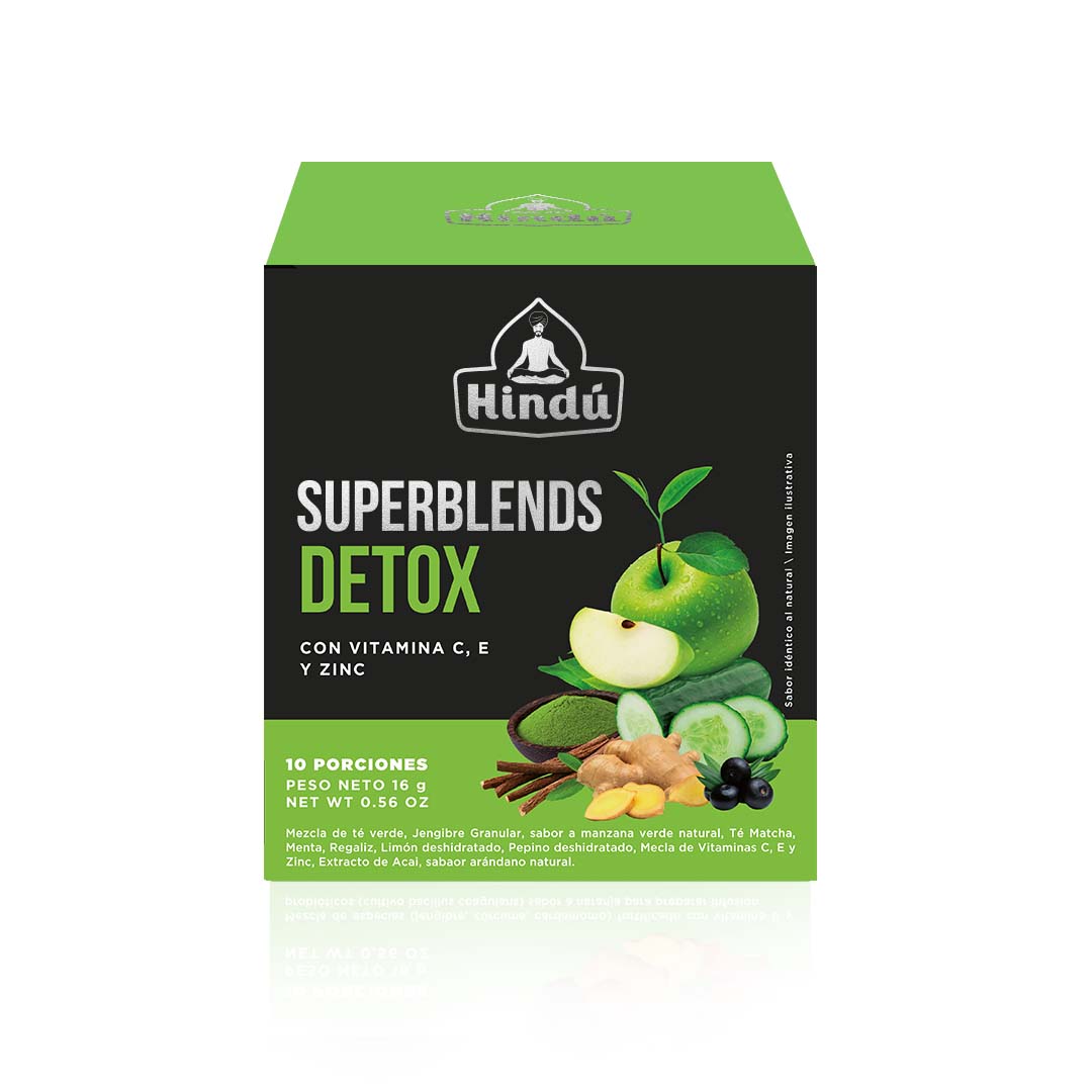 HINDU SUPERBLENDS DETOX X10UNIDADES