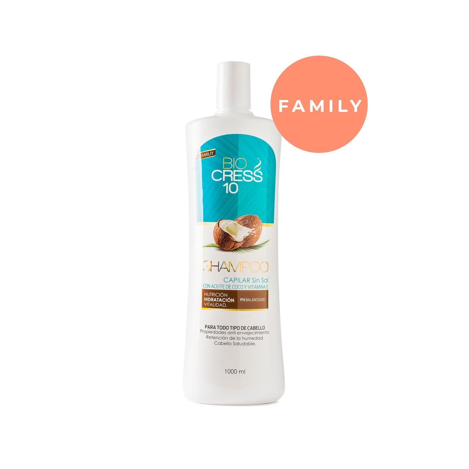 Biocress 10 SHAMPOO CAPILAR COCO 1.000ml
