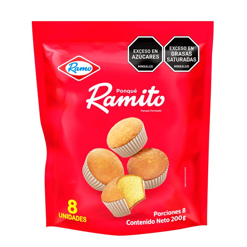 Ponqué Ramito x8und x200g
