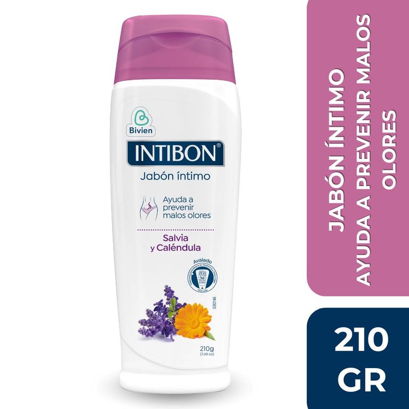 INTIBON intimate soap sage and calendula x210gr