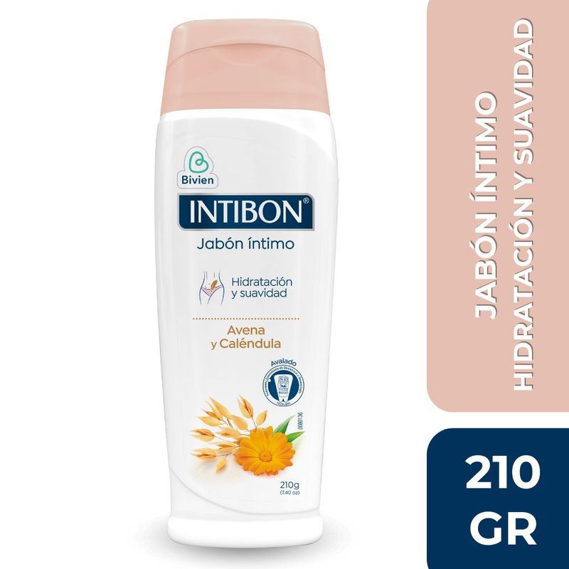 INTIBON intimate soap with oats and calendula x 210gr