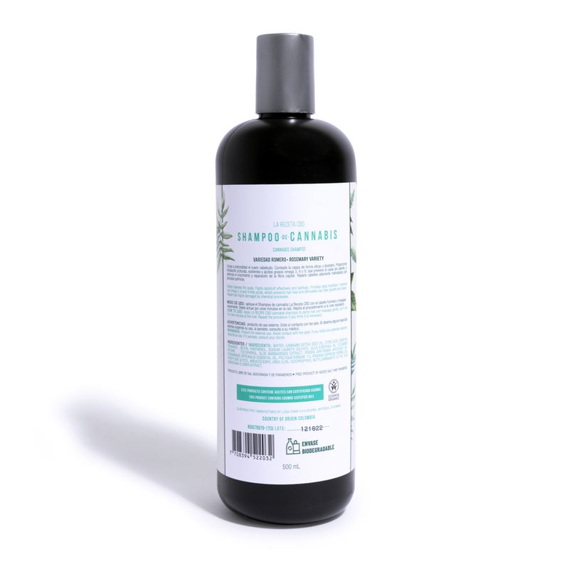 Kaba La Receta Shampoo de Romero Para Cabello Graso x500ml