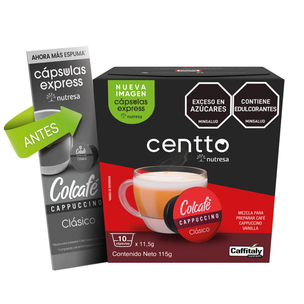 Colcafe coffee cappucino centto x10uni x11.5gr each