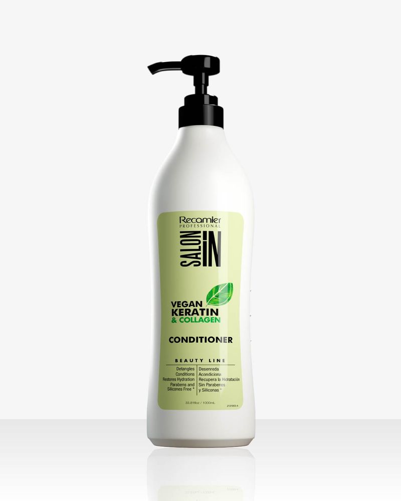 Recamier Salon In Acondicionador Vegan Keratin Collagen x 1000 ml