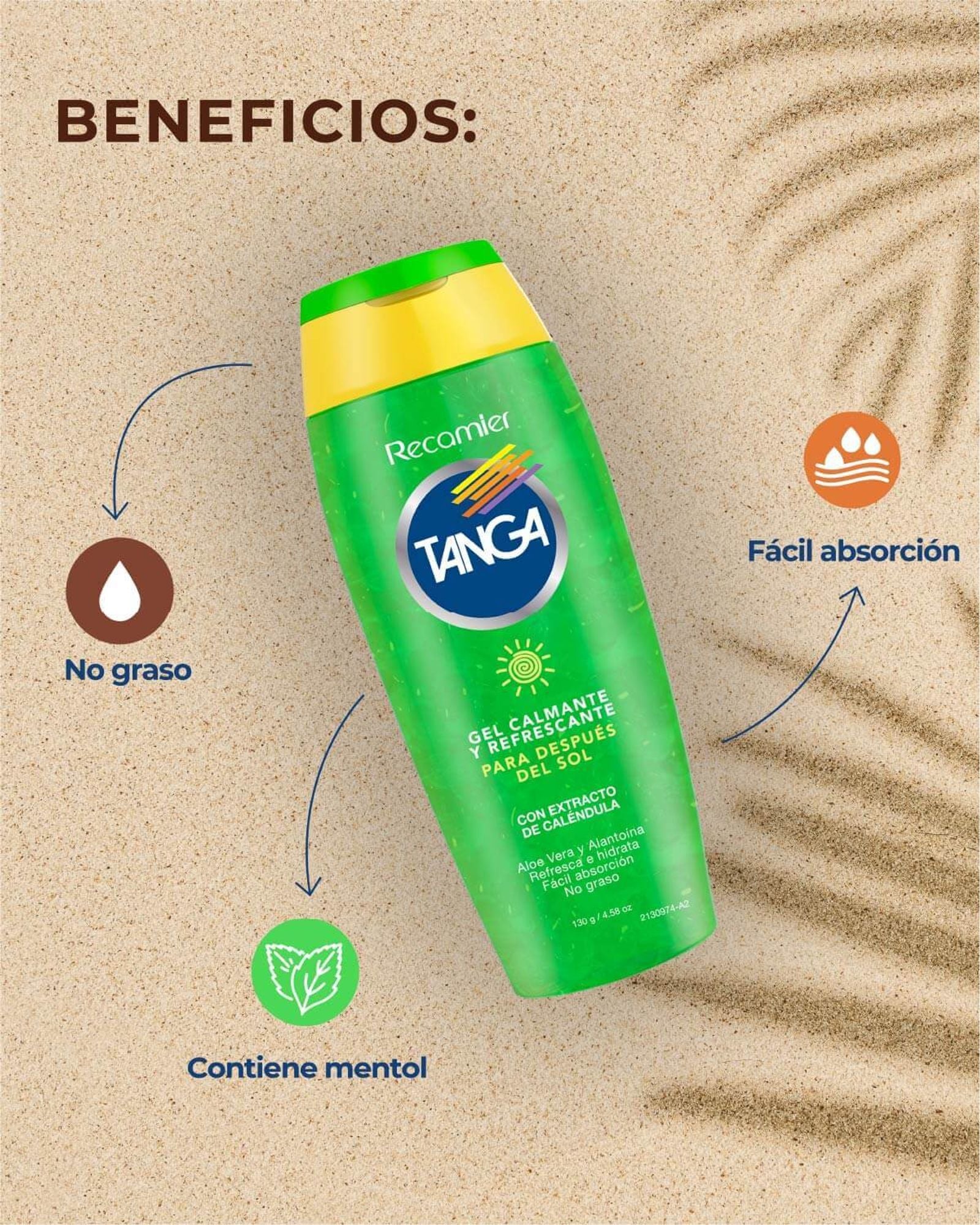 DESCUENTO - Recamier Tanga Gel Calmante y Refrecante 85g