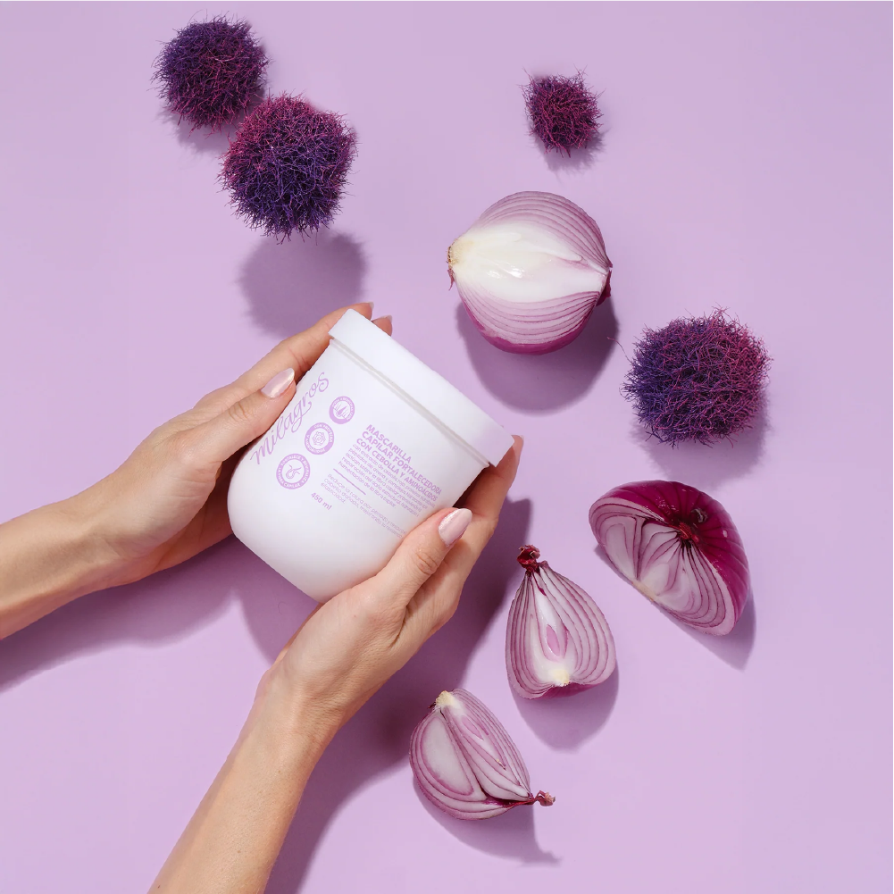 MIlagros Mascarilla Reparacion Intensiva con Extractos de Cebolla y Peptidos 450ml