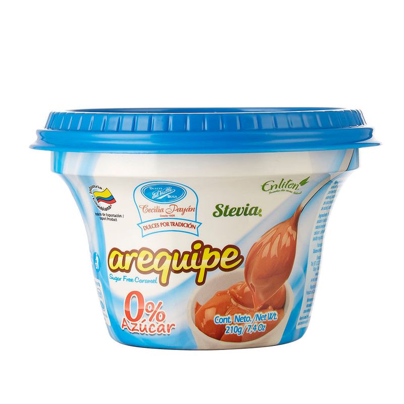 Arequipe Sweets from the Valley stevia x 210 g 
