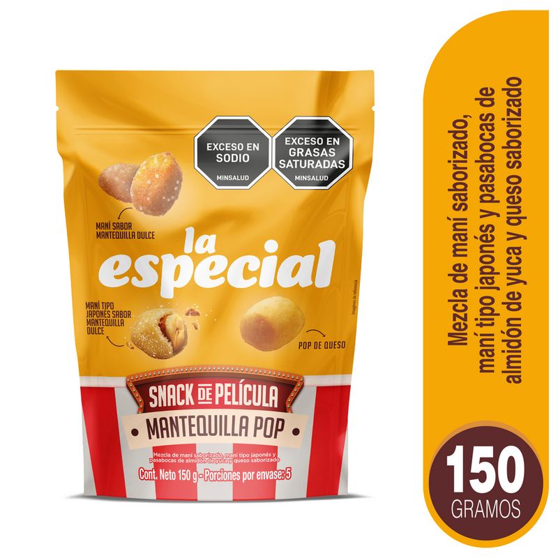 MANI MEZCLA LA ESPECIAL MANTEQUILLA*150G