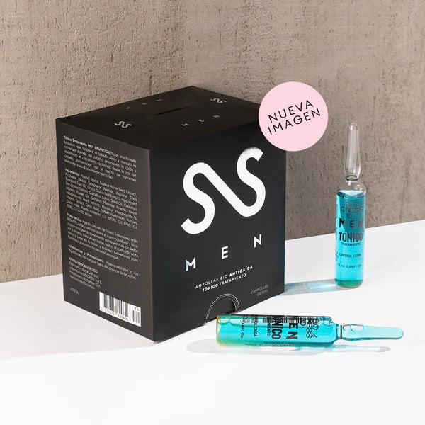 Biocress 10 Bio-anti-hair loss tonic for men, box of 12 ampoules, 13 ml each 