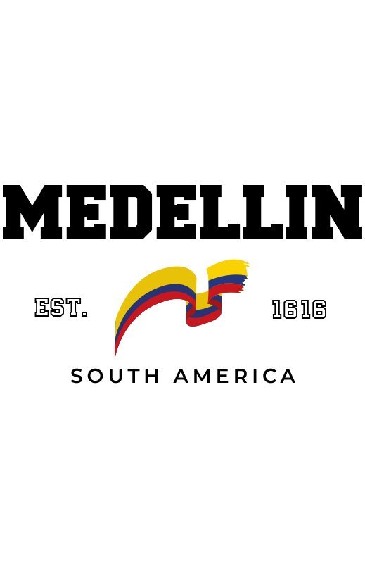 Hoodie “Medellín EST. 1616 – South America”
