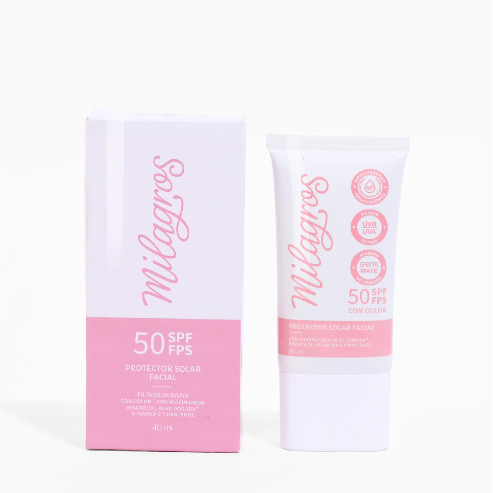 Milagros Protector Solar Con Color 40ml