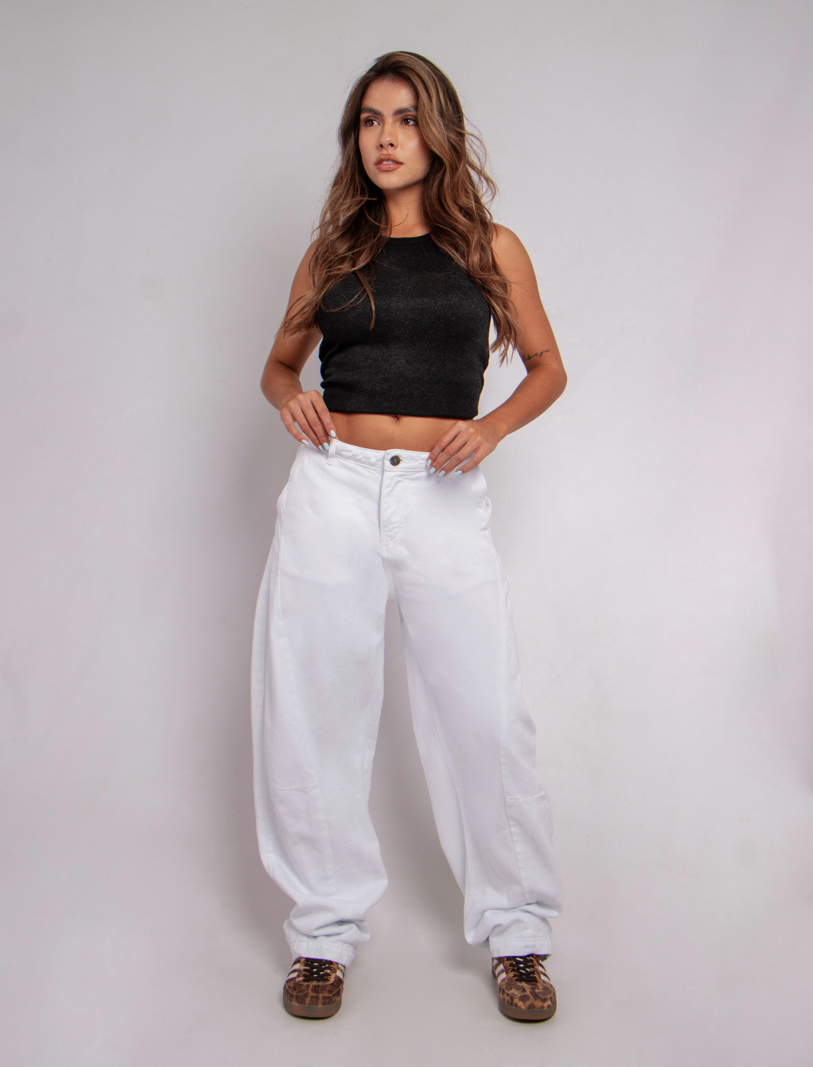 Joy Staz Colombian Jeans Baggy Tiro Alto Ref. 715073 Jeans Colombianos