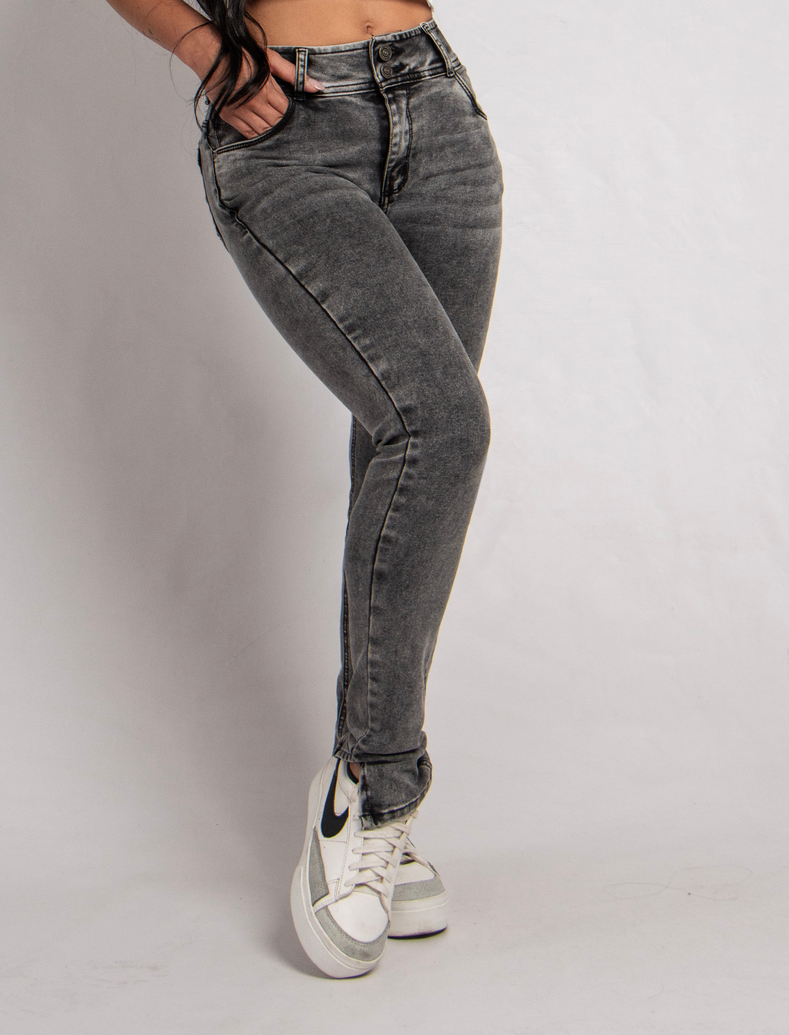Joy Staz Colombian Jeans Skinny Tiro Alto Ref. 115102 Jeans Colombianos
