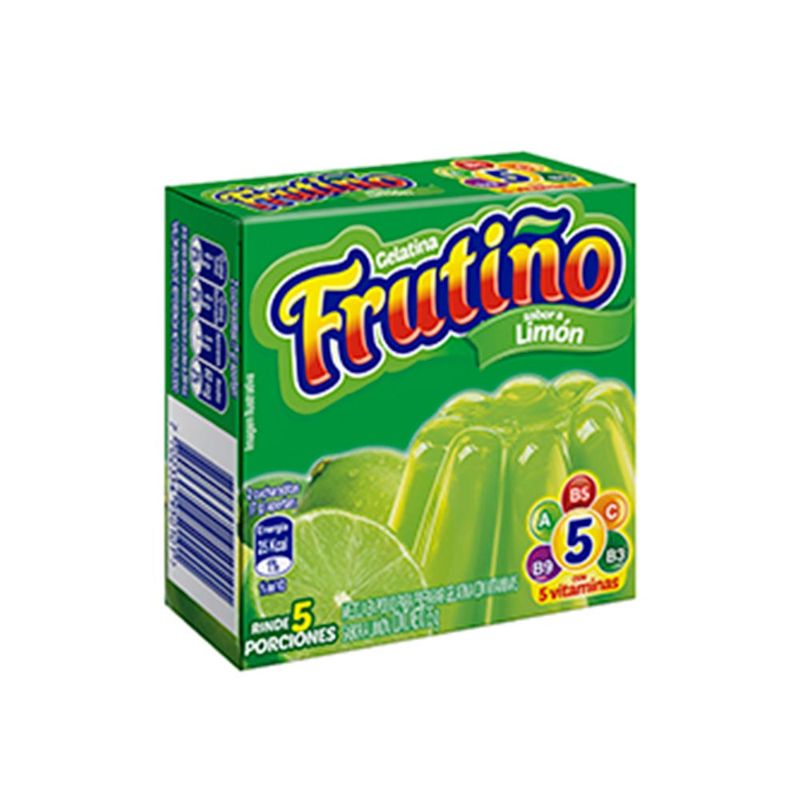 Gelatina Frutino sabor limon x35gr