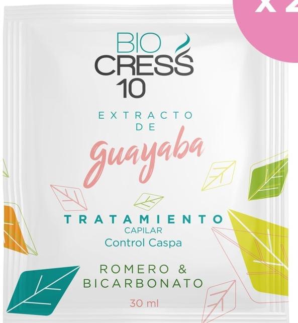 Biocress 10 TRATAMIENTO GUAYABA CONTROL CASPA SACHET 30ml