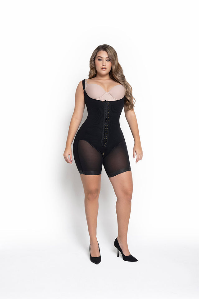 FAJITEX faja colombiana | Faja corta Marilyn espalda alta Ref. 222541
