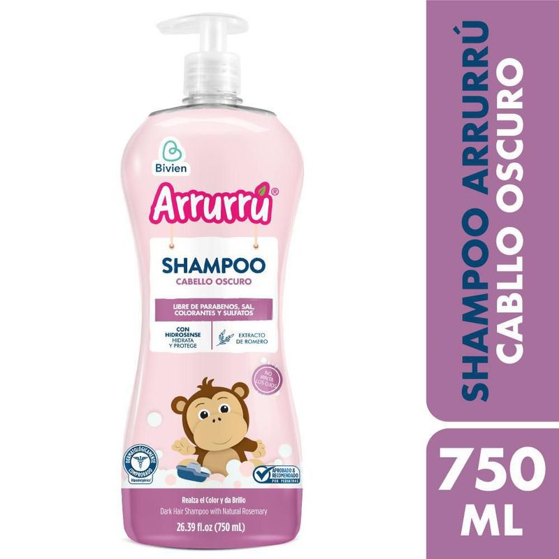 ARRURRU ROSEMARY BABY SHAMPOO FOR DARK HAIR (750 ml)