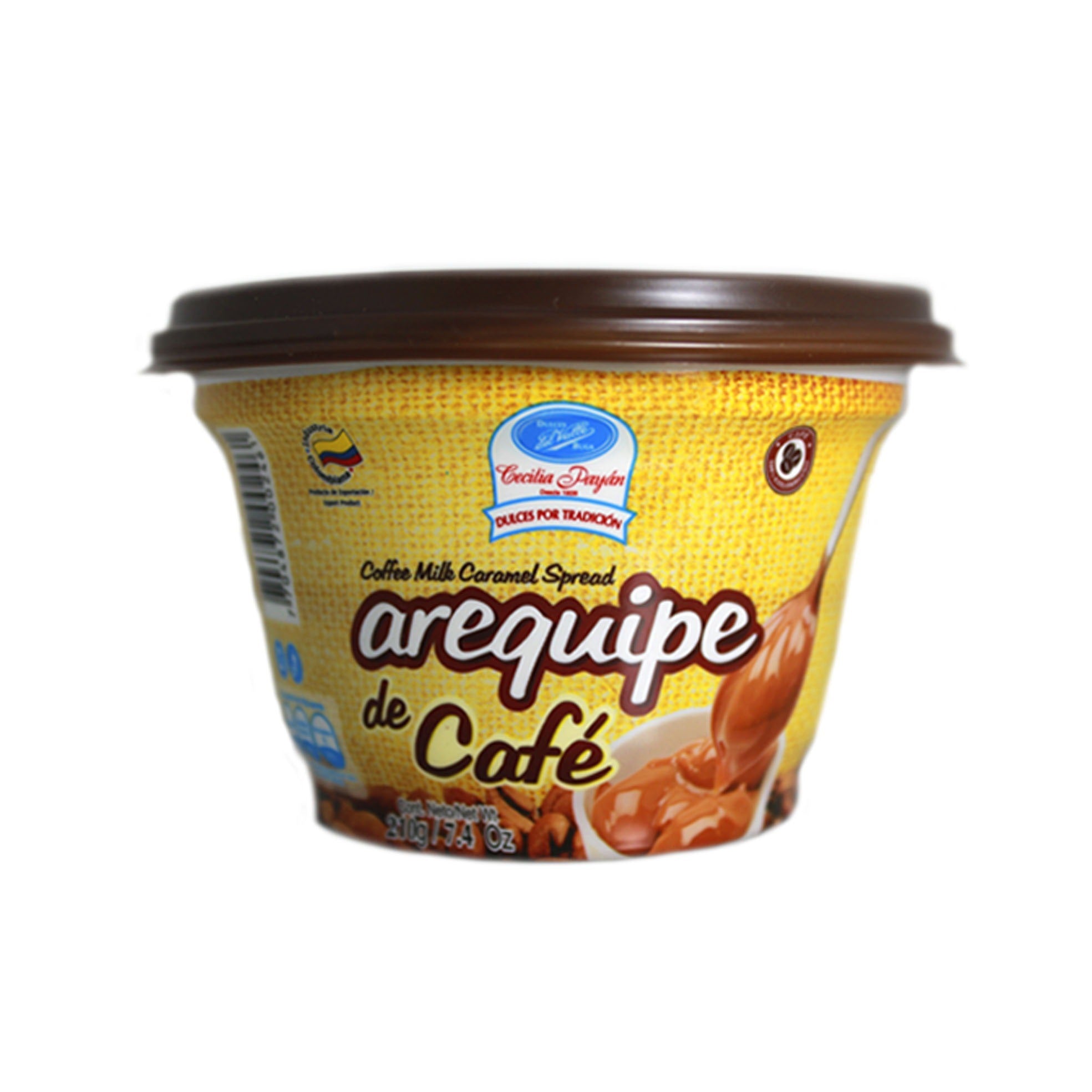 Arequipe de cafe Dulces del Valle x 210 g