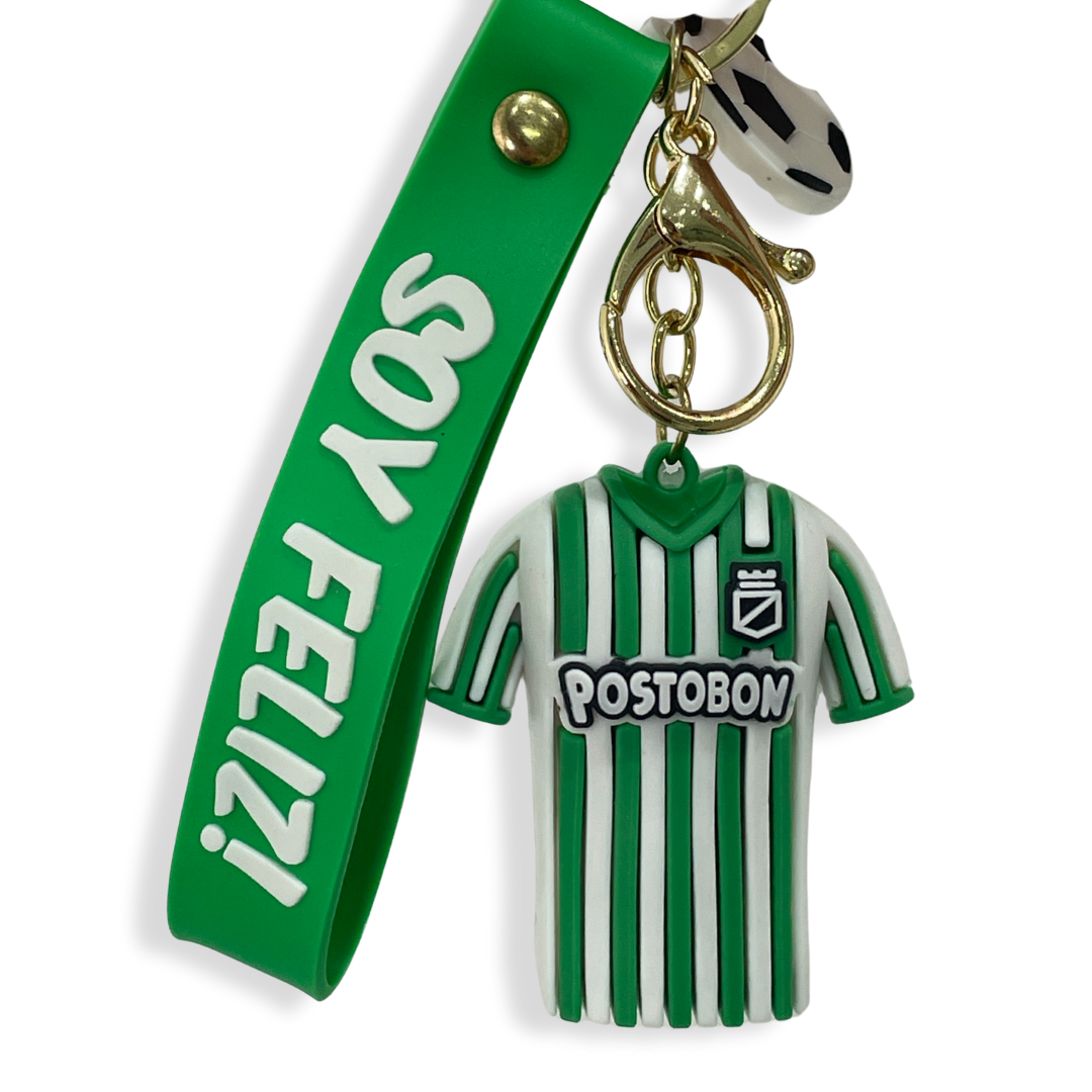 Llavero en 3d Silicona de Equipo de Fútbol Colombiano