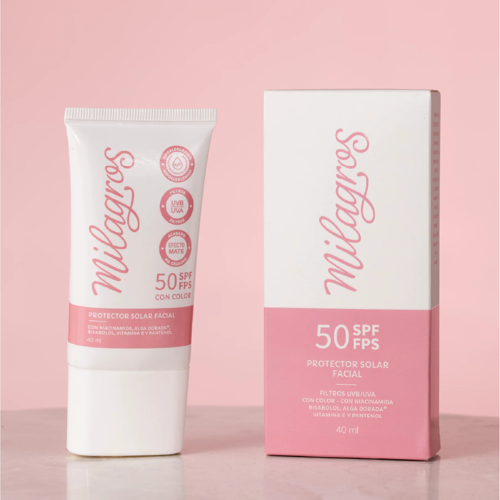 Milagros Protector Solar Con Color 40ml