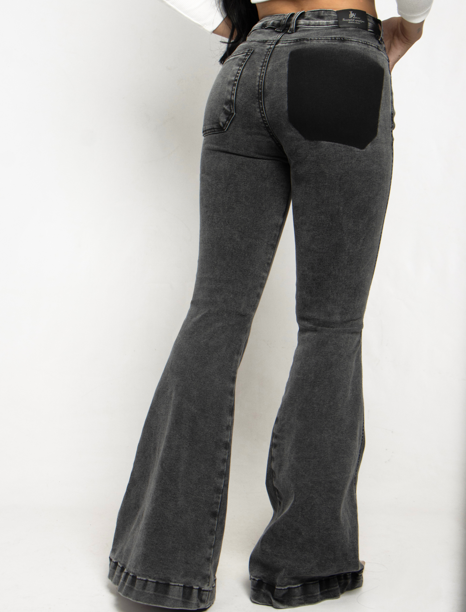 Joy Staz Colombian Jeans Flare Bota Campana Azul Medio 715072 Jeans Colombianos