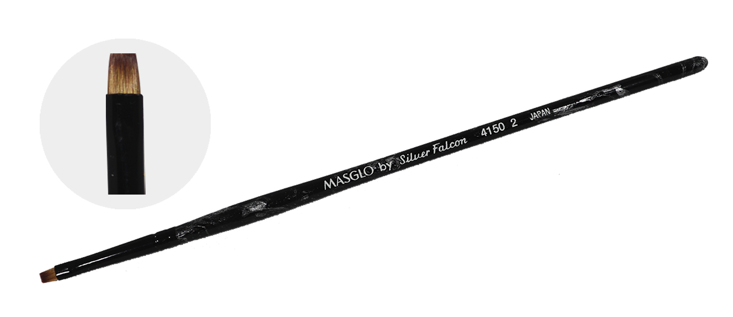 MASGLO FLAT TIP DECORATION BRUSH