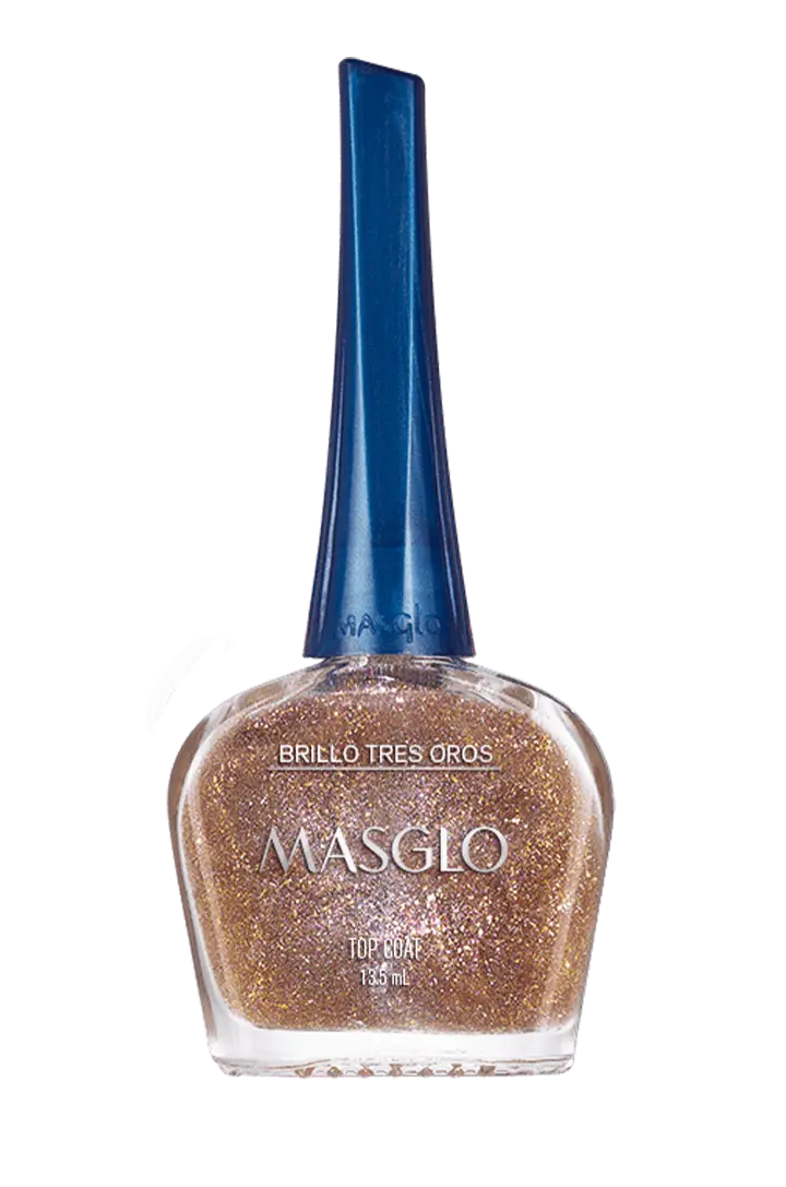 BRILLO TRADICIONAL CON PARTICULAS MASGLO TRES OROS 13,5 ML