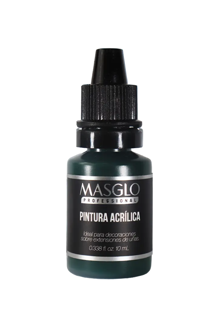 PINTURA ACRiLICA VERDE OSCURO 10ML MASGLO - GAMA VERDE