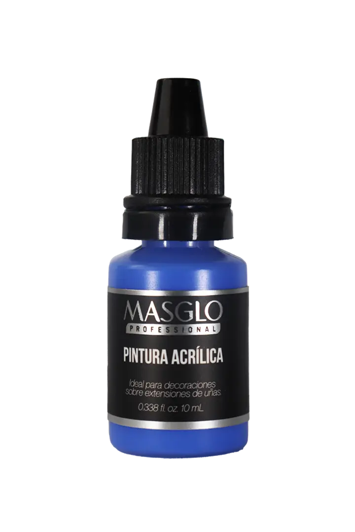PINTURA ACRiLICA AZUL REY 10ML MASGLO - GAMA AZUL