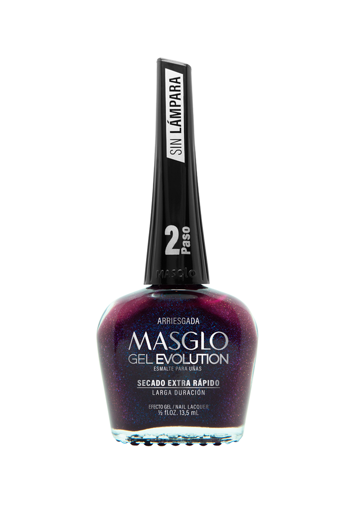 RISKY - MASGLO EVOLUTION GEL NAIL POLISH GEL EFFECT 13.5 ML