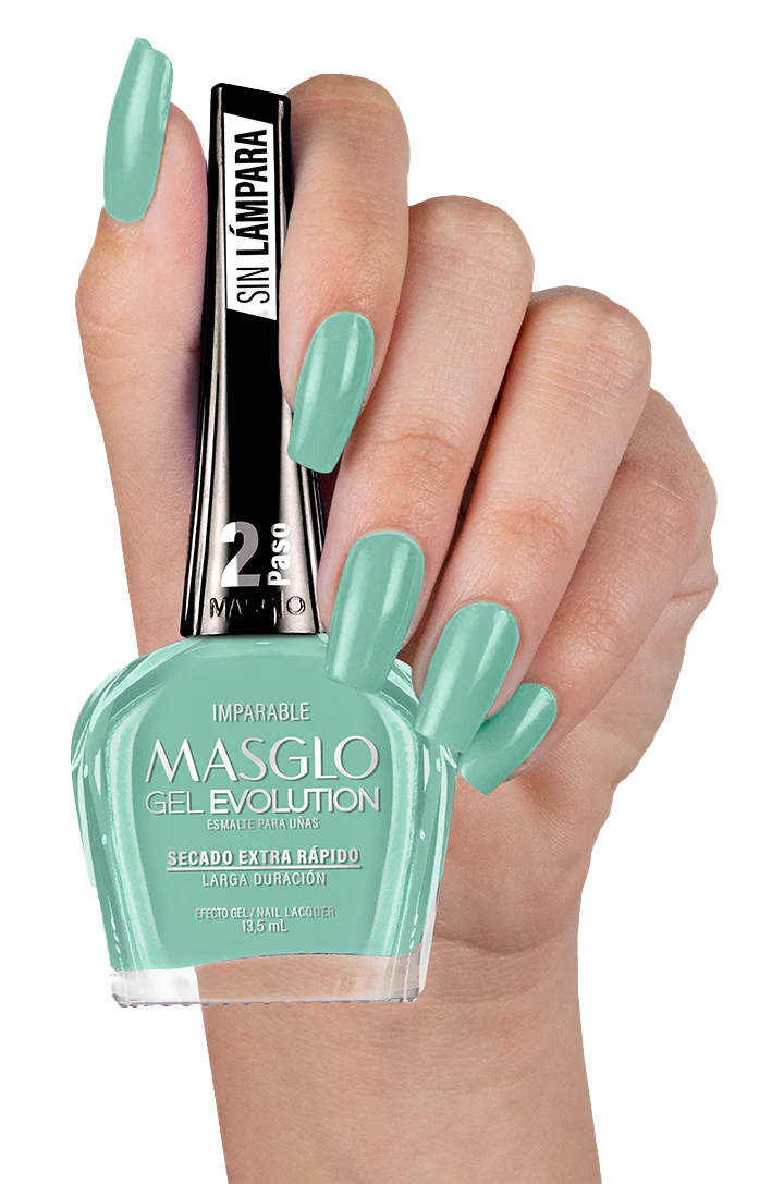 IMPARABLE - ESMALTE GEL EVOLUTION EFECTO GEL MASGLO 13,5 ML CREMOSO - GAMA VERDE