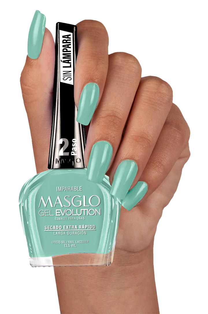 IMPARABLE - ESMALTE GEL EVOLUTION EFECTO GEL MASGLO 13,5 ML CREMOSO - GAMA VERDE