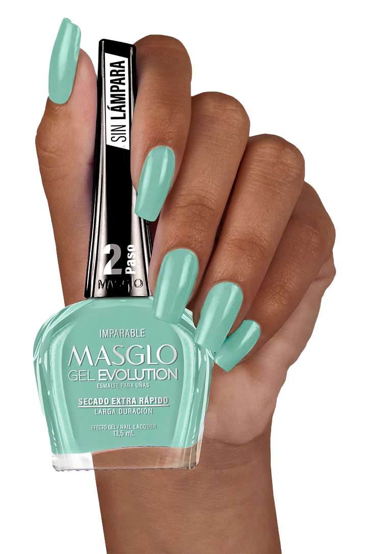 IMPARABLE - ESMALTE GEL EVOLUTION EFECTO GEL MASGLO 13,5 ML CREMOSO - GAMA VERDE
