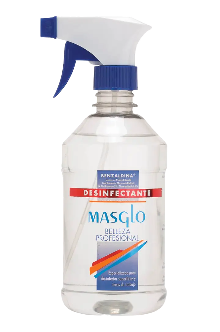 DESINFECTANTE DE ELEMENTOS MASGLO BENZALDINA 500 ML