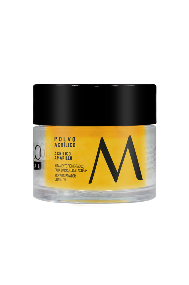 YELLOW ACRYLIC POWDER 7 GR MASGLO
