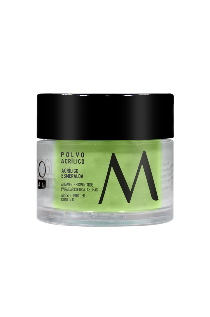 POLVO ACRiLICO ESMERALDA 7 GR MASGLO