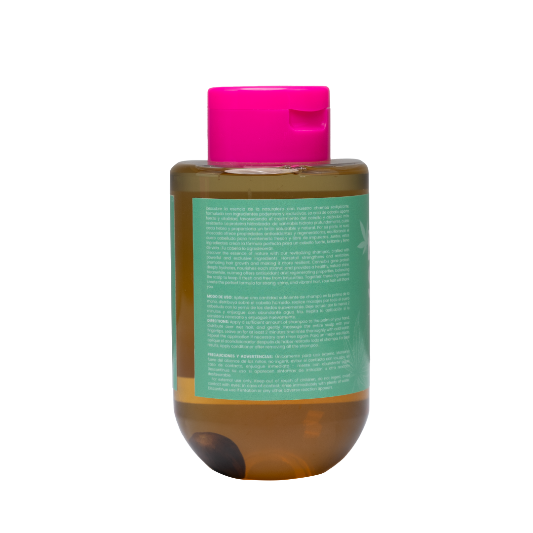 Esencia Salvaje Shampoo de Cannabis Cola de Caballo y Nuez 500ml