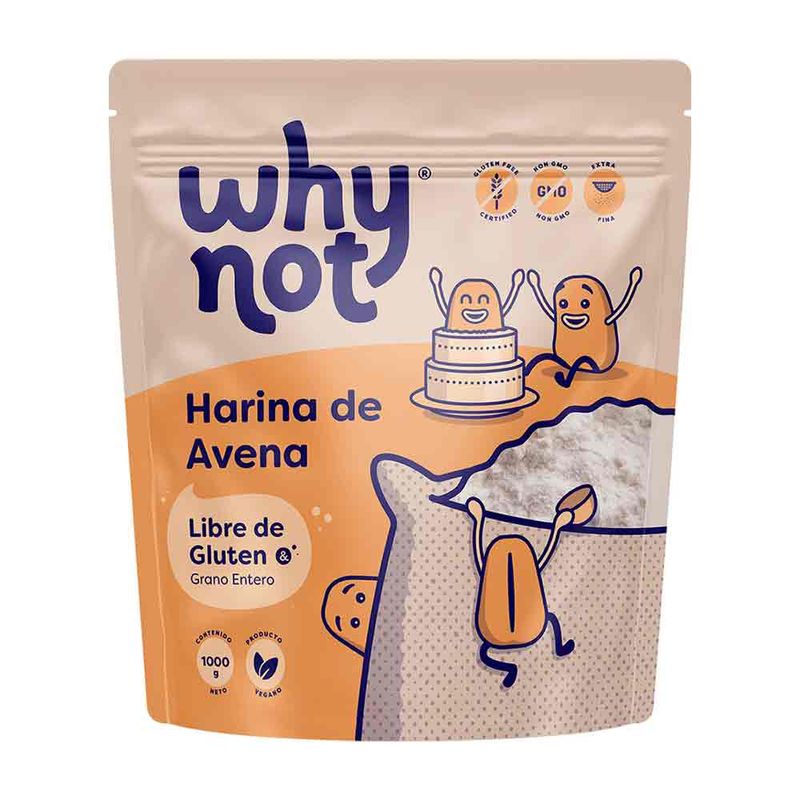 Why Not gluten free oat flour x1000g (1 pack)