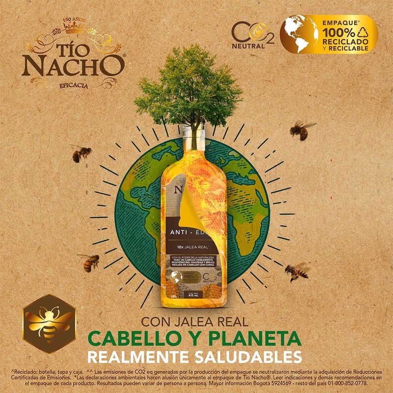 Tio Nacho Anti-aging Royal Jelly Nutrition Shampoo x415ml