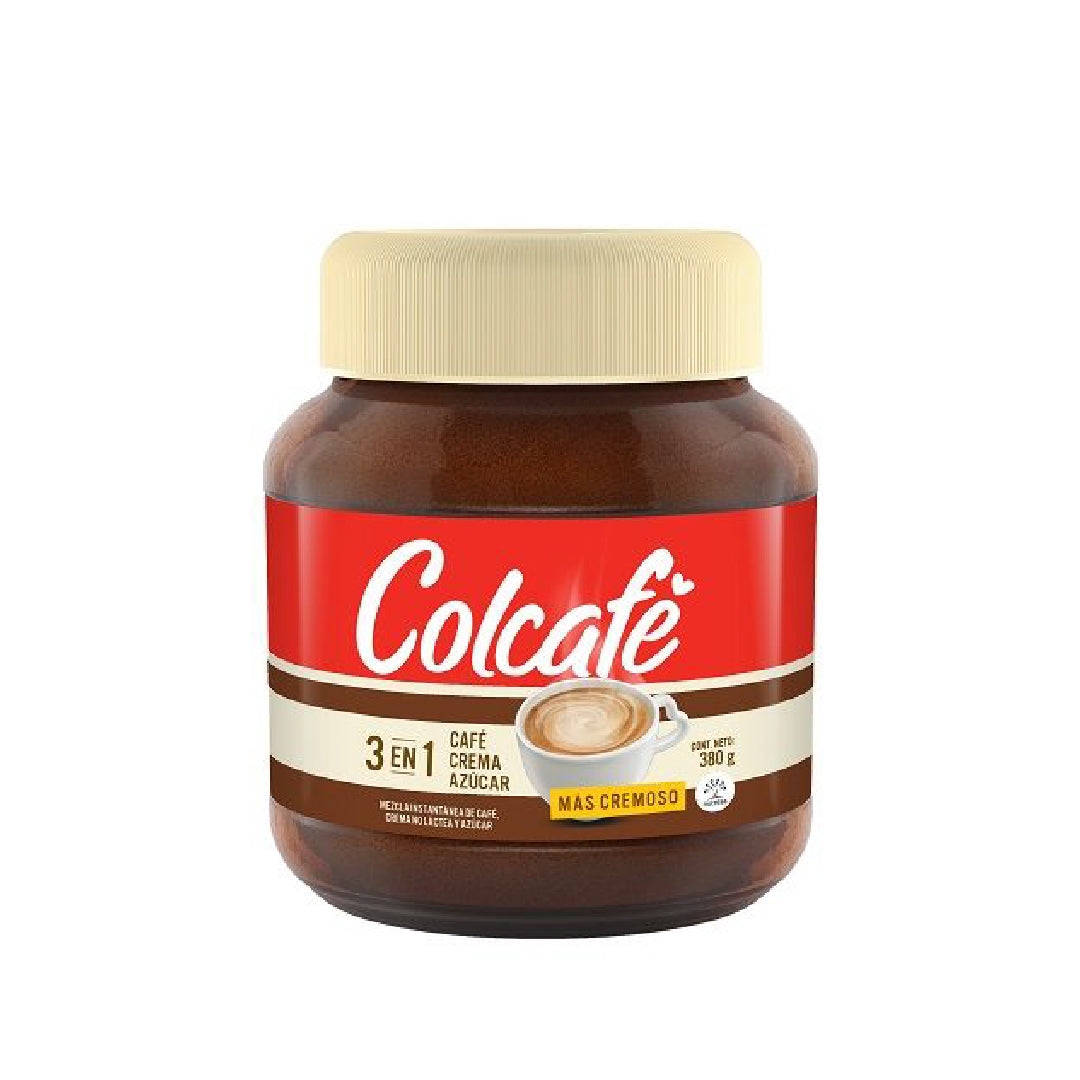 Colcafe Creamer Colcafe 3x1 Coffee-cream-sugar x380gr