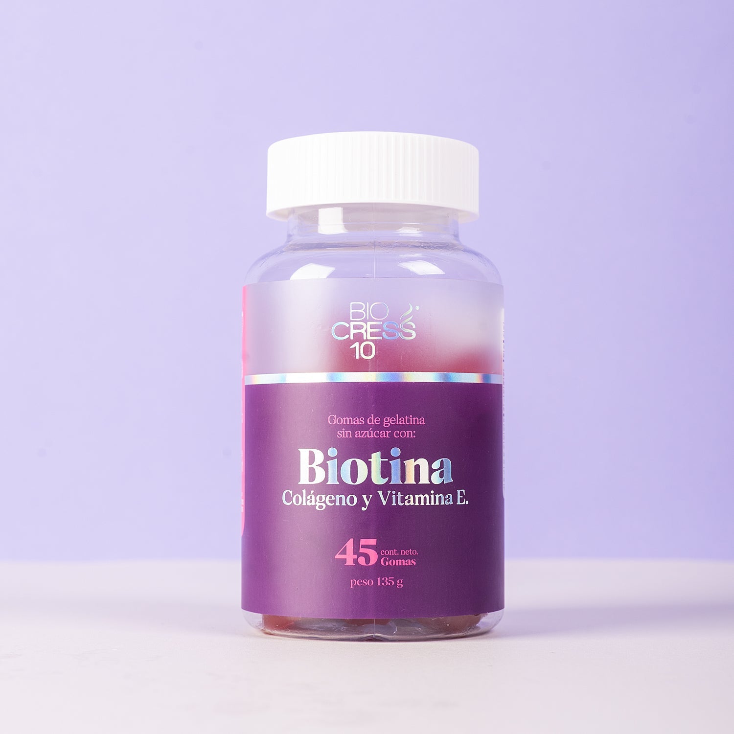 Biocress 10 Biotin Gummies with Collagen and Vitamin E