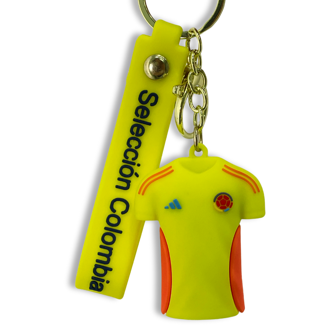 Llavero en 3d Silicona de Equipo de Fútbol Colombiano