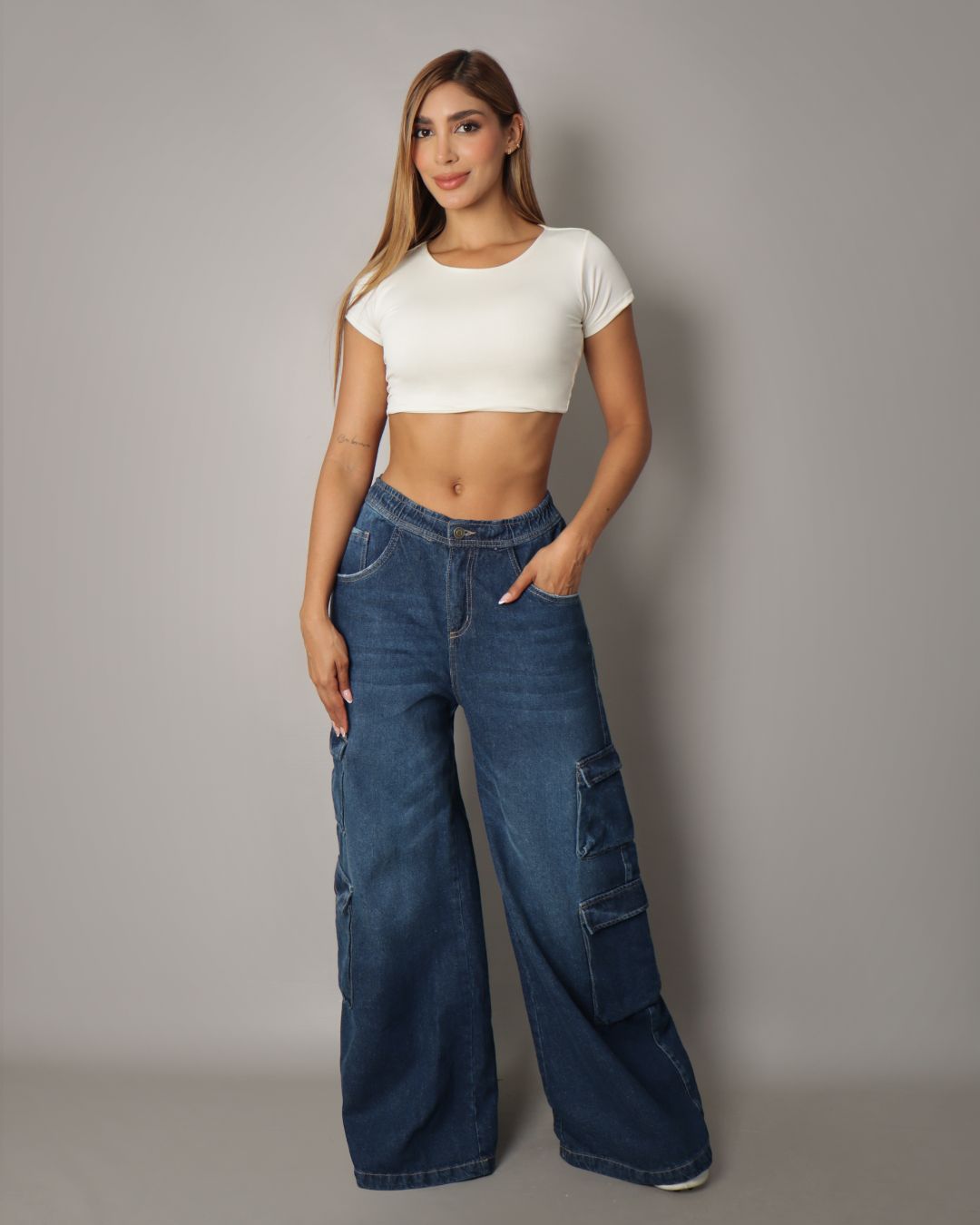 Joy Staz Jean Cargo con Resorte - 714046