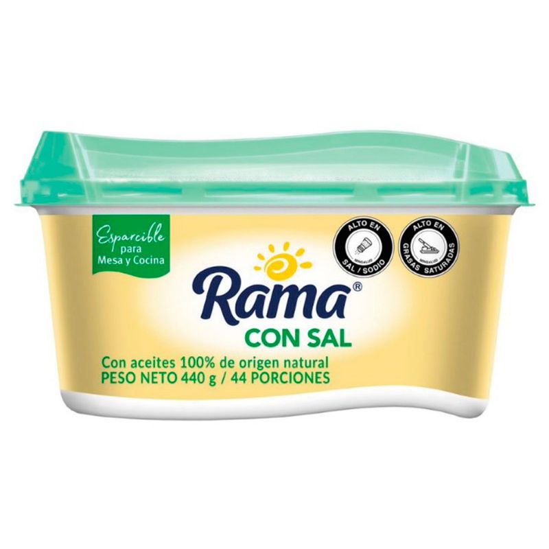 Spreadable butter branch with salt 