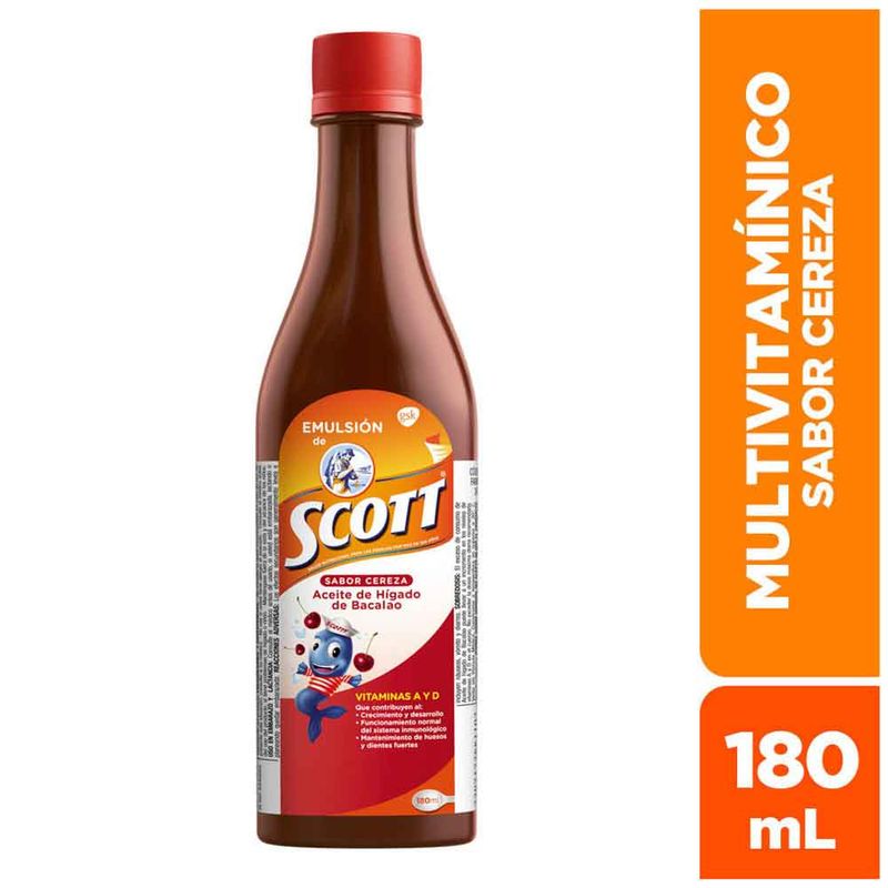 Emulsion de Scott cereza x180ml Drink