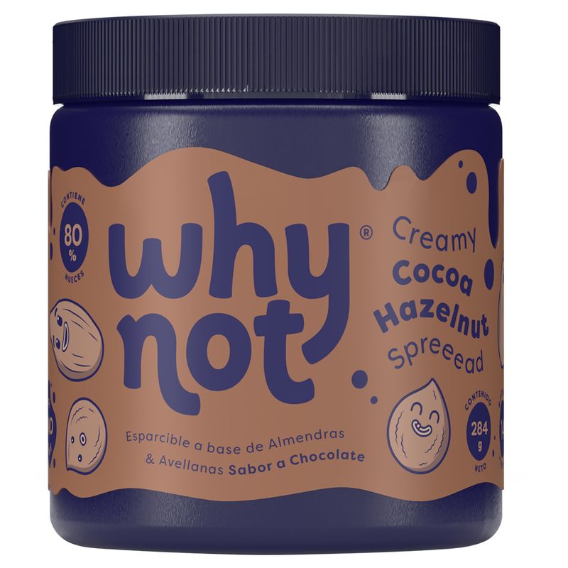 Why Not Creamy Cocoa Hazelnut Spread x284g (1 pack)