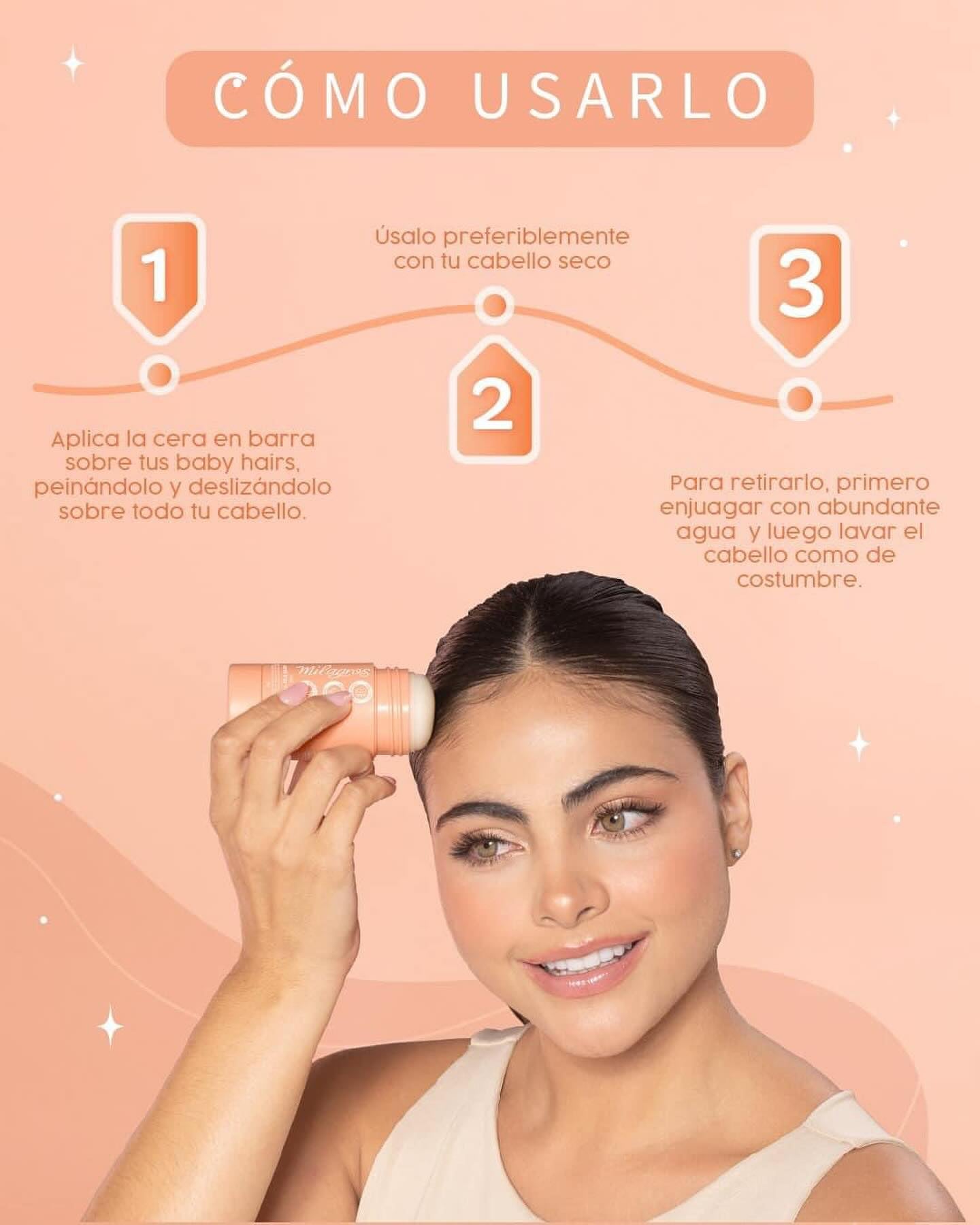 Milagros Hair Wax Stick – Hair Wax Bar x40gr