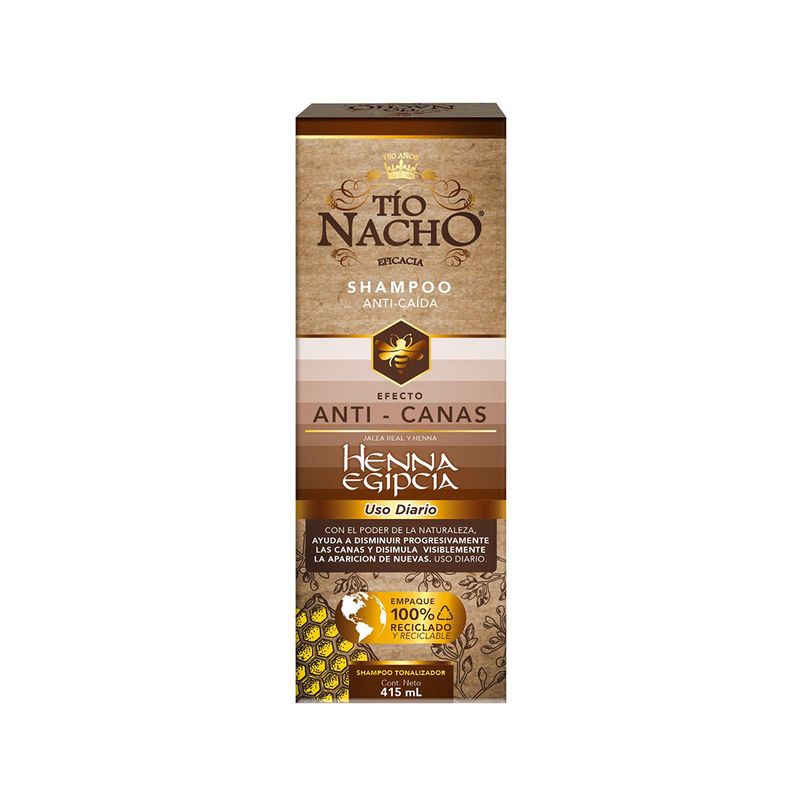 Tio Nacho Egyptian Henna Anti-Gray Shampoo x415ml